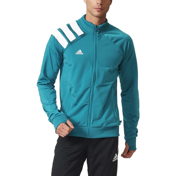 turquoise track jacket